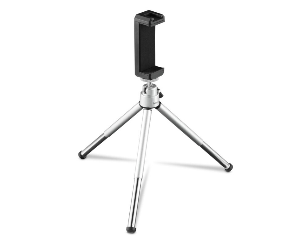 Фото и видео аксесоари HAMA Мини статив/трипод "Fancy 2in1" за мобилен телефон и фотоапарат 1/4", 16 см, сребрист 2 Фото и видео аксесоари HAMA Мини статив/трипод "Fancy 2in1" за мобилен телефон и фотоапарат 1/4", 16 см, сребрист 2