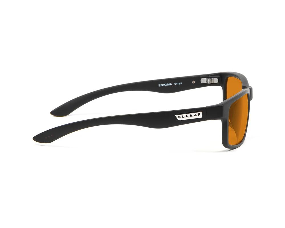 Очила за компютър Компютърни очила GUNNAR Enigma Onyx Amber Max 5 Очила за компютър Компютърни очила GUNNAR Enigma Onyx Amber Max 5