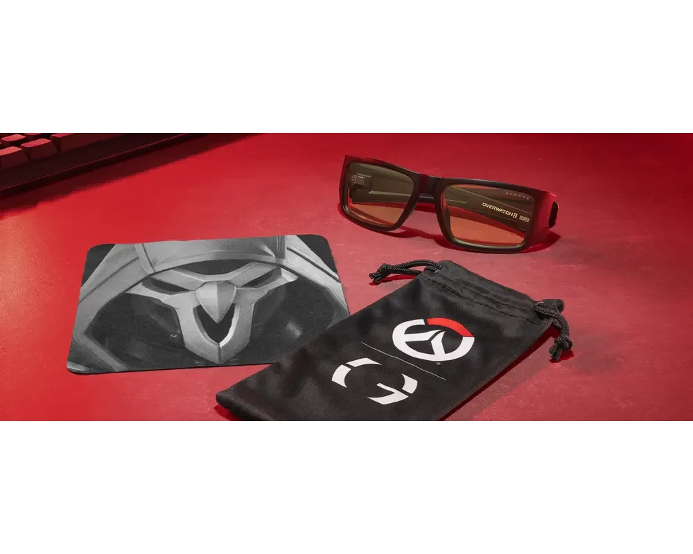 Очила за компютър Компютърни очила GUNNAR Overwatch Reaper Black Ash - Amber 4 Очила за компютър Компютърни очила GUNNAR Overwatch Reaper Black Ash - Amber 4