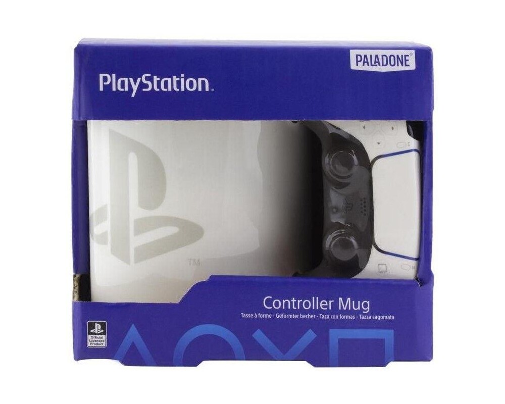 Аксесоар Чаша Paladone Playstation - PS5 Shaped Mug (480ml), PP9403PS 2 Аксесоар Чаша Paladone Playstation - PS5 Shaped Mug (480ml), PP9403PS 2