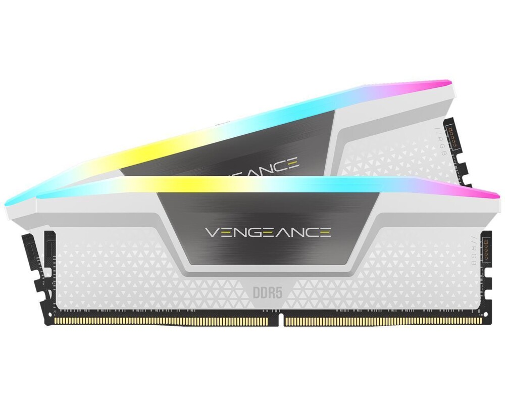 Памет Corsair VENGEANCE RGB DDR5 32GB (2 x 16GB) DDR5 6400 CL36-48-48-104 1.35V XMP & EXPO - White 3 Памет Corsair VENGEANCE RGB DDR5 32GB (2 x 16GB) DDR5 6400 CL36-48-48-104 1.35V XMP & EXPO - White 3