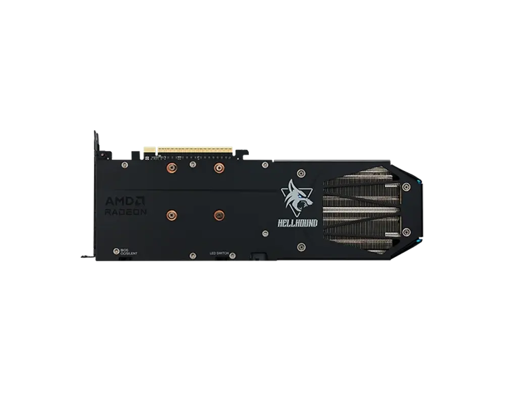 Видеокарта PowerColor RADEON RX 9060 XT Hellhound OC 16GB GDDR6 3 Видеокарта PowerColor RADEON RX 9060 XT Hellhound OC 16GB GDDR6 3