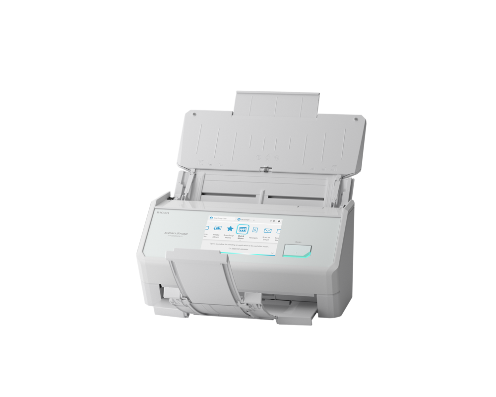 Скенер Ricoh ScanSnap iX2500,A4, USB 3.2,Wi-Fi, Duples ADF, 45ppm/90 ipm, 5" тъч дисплей;бял Скенер Ricoh ScanSnap iX2500,A4, USB 3.2,Wi-Fi, Duples ADF, 45ppm/90 ipm, 5" тъч дисплей;бял