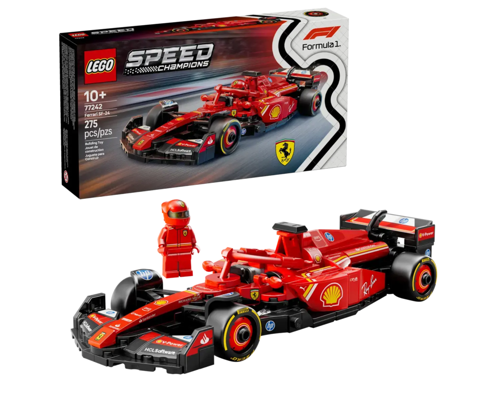 Конструктор LEGO Speed Champions -Ferrari Sf-24 F1® Race Car 77242 7 Конструктор LEGO Speed Champions -Ferrari Sf-24 F1® Race Car 77242 7