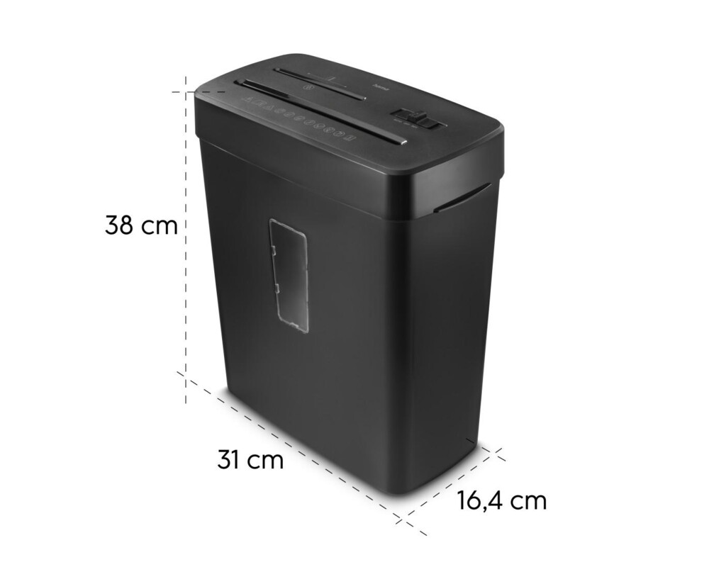 Шредер HAMA Шредер „Prime M50CD-B“, ниво на сигурност P5 T2 E2 O1, черен 11 Шредер HAMA Шредер „Prime M50CD-B“, ниво на сигурност P5 T2 E2 O1, черен 11