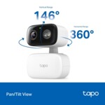 Цифрова IP камера TP LINK   Wi-Fi  C206,  и вътр.употреба, Pan/Tilt, microSD, Water and Dust Resistance 6 Цифрова IP камера TP LINK   Wi-Fi  C206,  и вътр.употреба, Pan/Tilt, microSD, Water and Dust Resistance 6
