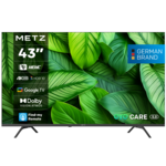 Телевизор METZ Телевизор 43" UHD LED SMART TV, 4K, Google TV, Клас F 2 Телевизор METZ Телевизор 43" UHD LED SMART TV, 4K, Google TV, Клас F 2