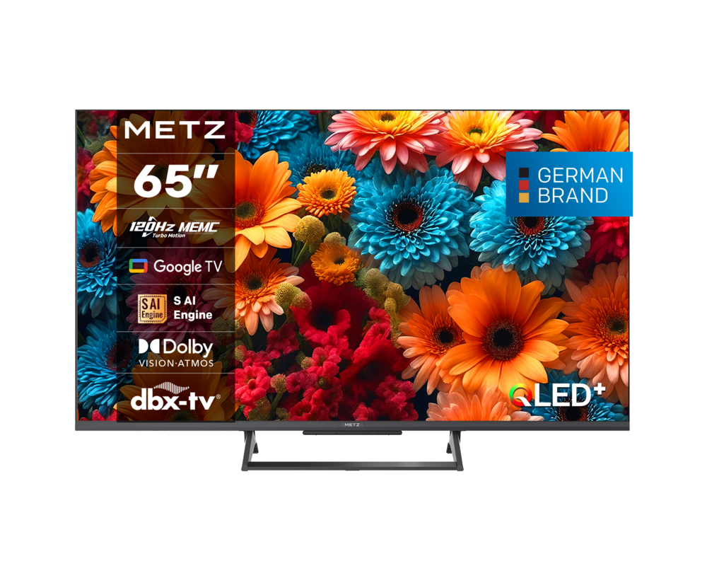 Телевизор METZ Телевизор 65" 65MQF7500Z, QLED+, 4K, Google TV, 120Hz Телевизор METZ Телевизор 65" 65MQF7500Z, QLED+, 4K, Google TV, 120Hz