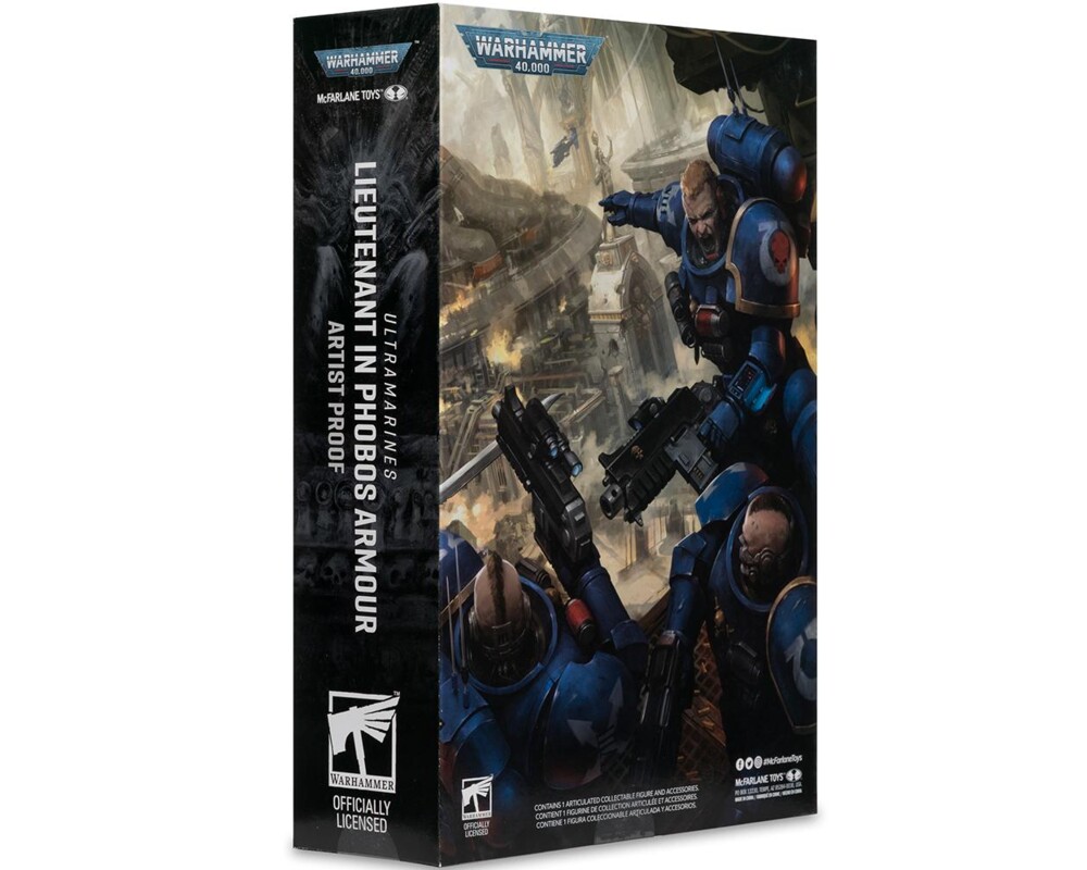 Фигурка Warhammer 40,000 Lieutenant in Phobos Armour (Ultramarines) Artist Proof 7in Figure McFarlane 9 Фигурка Warhammer 40,000 Lieutenant in Phobos Armour (Ultramarines) Artist Proof 7in Figure McFarlane 9
