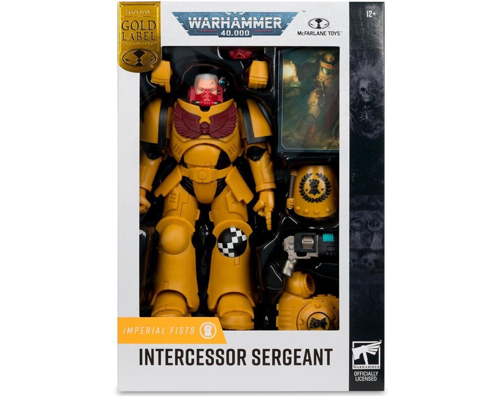 Фигурка Warhammer 40,000 Intercessor Sergeant (Imperial Fist) Gold Label 7in Figure McFarlane 7 Фигурка Warhammer 40,000 Intercessor Sergeant (Imperial Fist) Gold Label 7in Figure McFarlane 7
