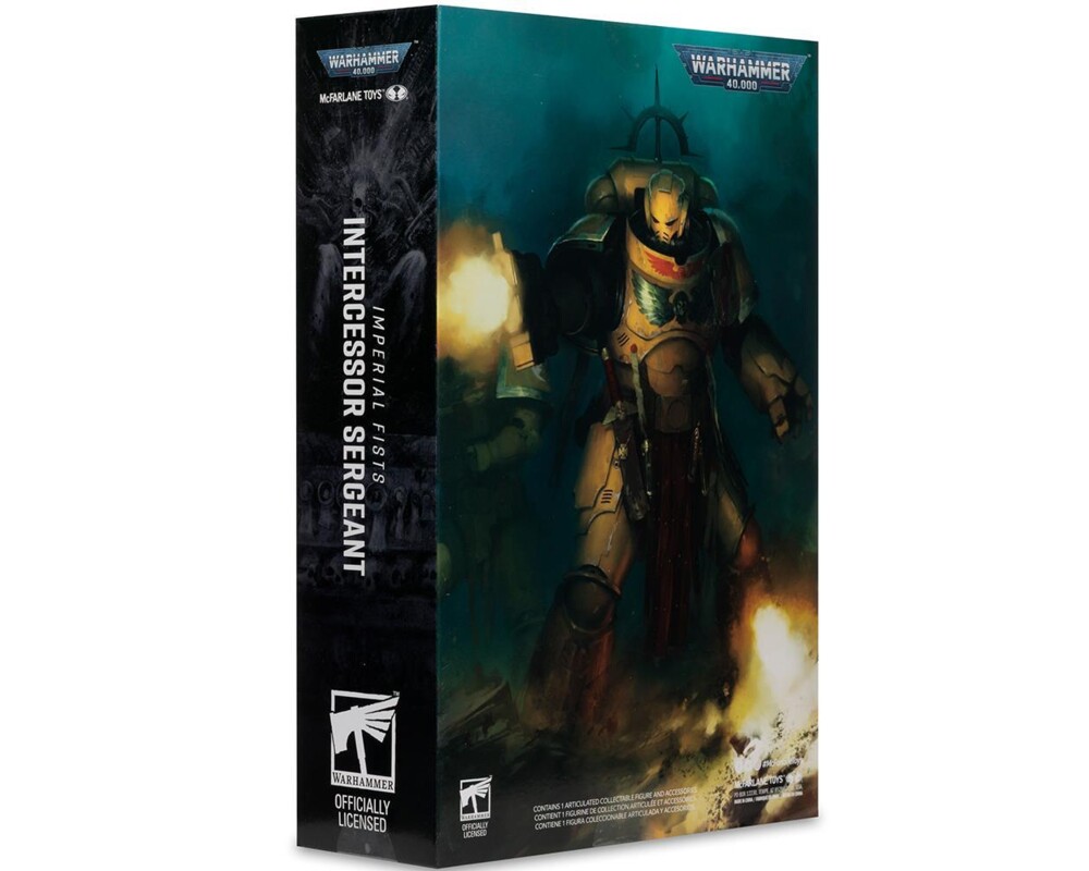 Фигурка Warhammer 40,000 Intercessor Sergeant (Imperial Fist) Gold Label 7in Figure McFarlane 9 Фигурка Warhammer 40,000 Intercessor Sergeant (Imperial Fist) Gold Label 7in Figure McFarlane 9