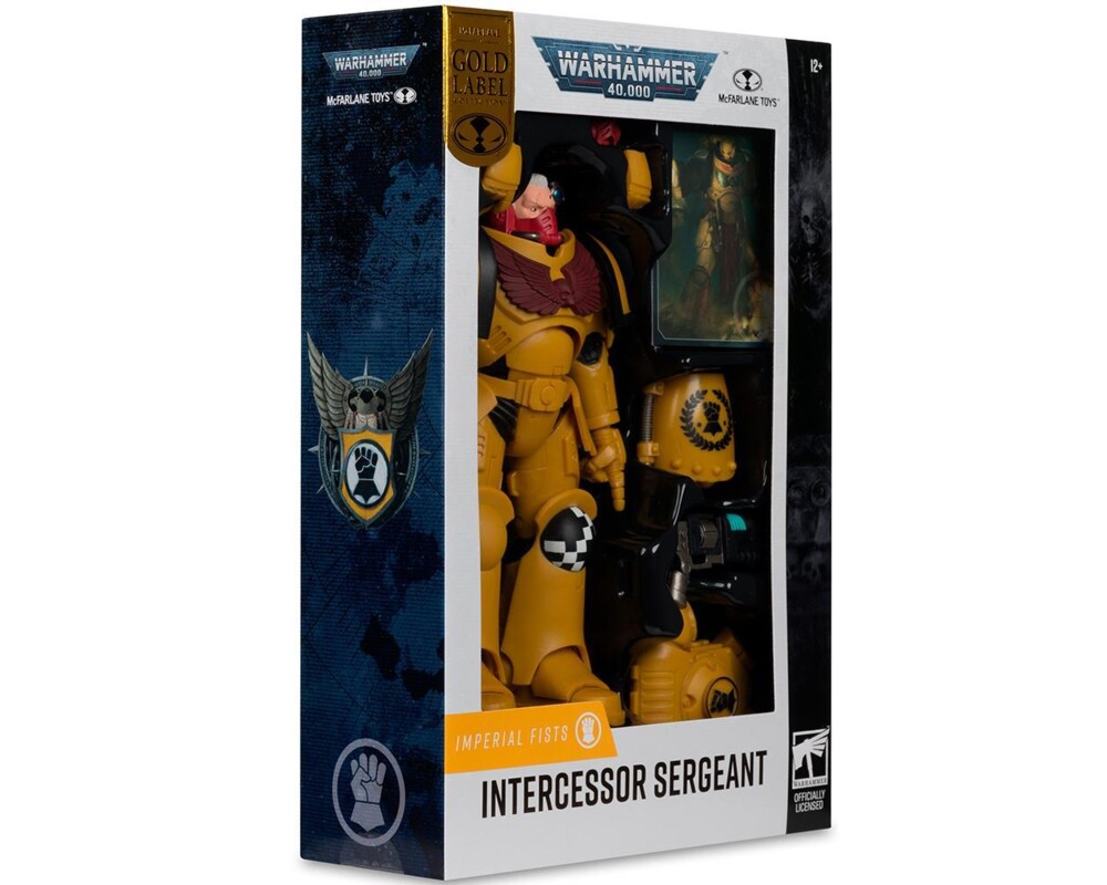 Фигурка Warhammer 40,000 Intercessor Sergeant (Imperial Fist) Gold Label 7in Figure McFarlane 8 Фигурка Warhammer 40,000 Intercessor Sergeant (Imperial Fist) Gold Label 7in Figure McFarlane 8
