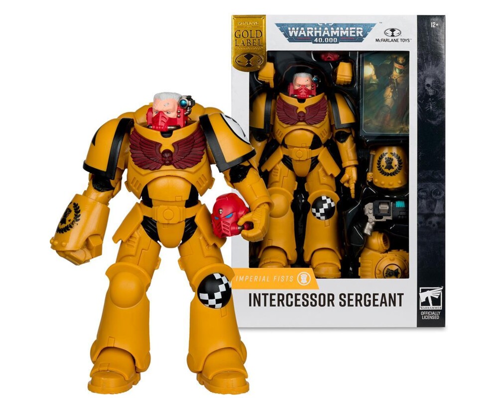 Фигурка Warhammer 40,000 Intercessor Sergeant (Imperial Fist) Gold Label 7in Figure McFarlane 4 Фигурка Warhammer 40,000 Intercessor Sergeant (Imperial Fist) Gold Label 7in Figure McFarlane 4