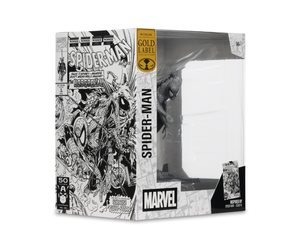 Фигурка FMarvel Spider-Man (Line Art) 1:10th Scale Collectible with Scene (Spider-Man #6) Gold Label 7 Фигурка FMarvel Spider-Man (Line Art) 1:10th Scale Collectible with Scene (Spider-Man #6) Gold Label 7