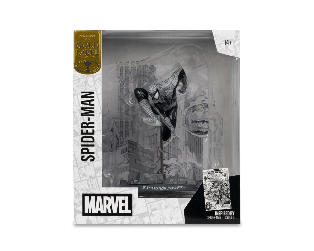 Фигурка FMarvel Spider-Man (Line Art) 1:10th Scale Collectible with Scene (Spider-Man #6) Gold Label 6 Фигурка FMarvel Spider-Man (Line Art) 1:10th Scale Collectible with Scene (Spider-Man #6) Gold Label 6