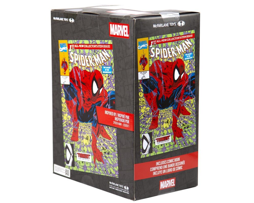 Фигурка McFarlane MARVEL COLLECTION 1:6TH WV6 - SPIDER-MAN (SPIDER MAN #1)(BLACK SUIT)(CHASE) 3 Фигурка McFarlane MARVEL COLLECTION 1:6TH WV6 - SPIDER-MAN (SPIDER MAN #1)(BLACK SUIT)(CHASE) 3