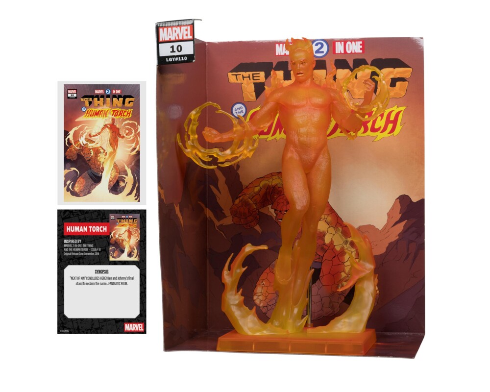 Фигурка Marvel Human Torch 1:6th Scale Collectible with Scene (Marvel 2-in-One #10) 3 Фигурка Marvel Human Torch 1:6th Scale Collectible with Scene (Marvel 2-in-One #10) 3