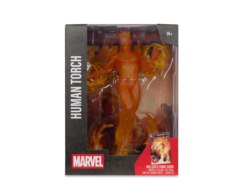 Фигурка Marvel Human Torch 1:6th Scale Collectible with Scene (Marvel 2-in-One #10) 7 Фигурка Marvel Human Torch 1:6th Scale Collectible with Scene (Marvel 2-in-One #10) 7