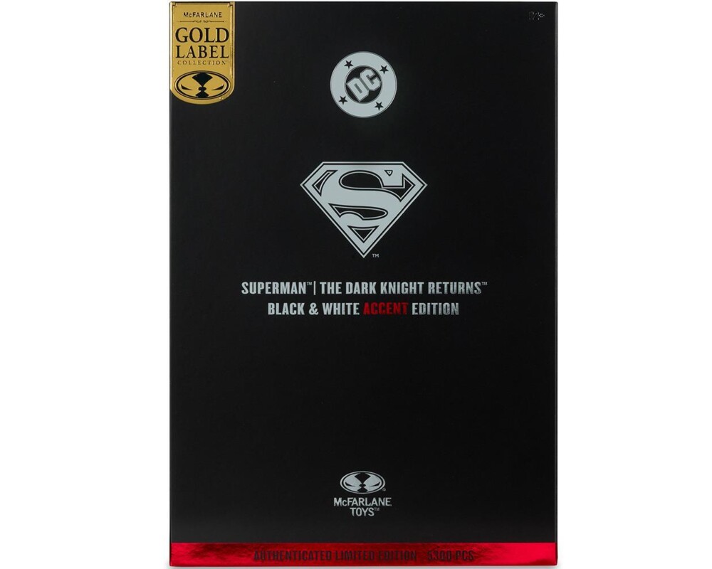 Фигурка DC Multiverse Superman (The Dark Knight Returns) Black & White Accent Edition Gold Label 7in 8 Фигурка DC Multiverse Superman (The Dark Knight Returns) Black & White Accent Edition Gold Label 7in 8