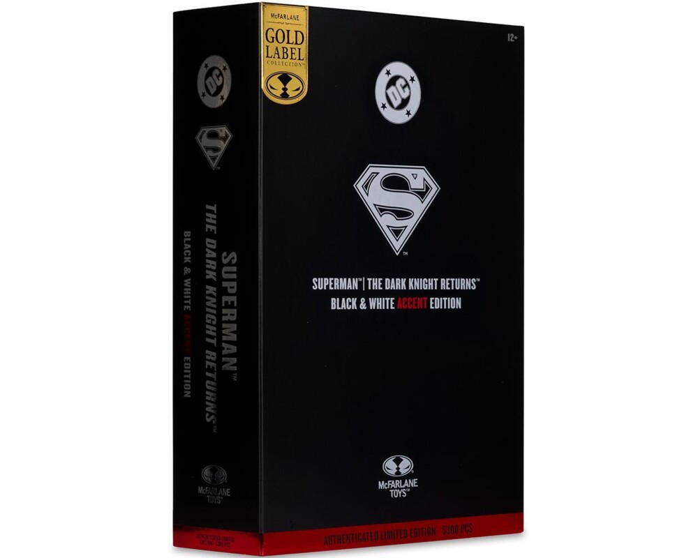 Фигурка DC Multiverse Superman (The Dark Knight Returns) Black & White Accent Edition Gold Label 7in 9 Фигурка DC Multiverse Superman (The Dark Knight Returns) Black & White Accent Edition Gold Label 7in 9