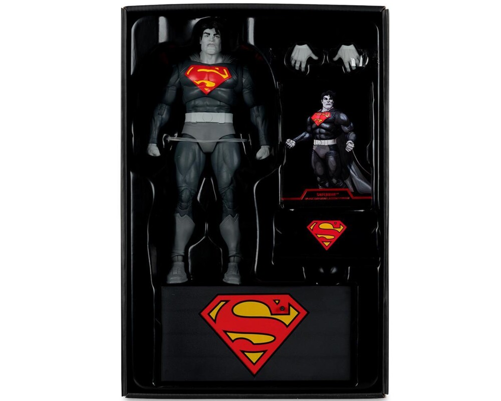 Фигурка DC Multiverse Superman (The Dark Knight Returns) Black & White Accent Edition Gold Label 7in 7 Фигурка DC Multiverse Superman (The Dark Knight Returns) Black & White Accent Edition Gold Label 7in 7