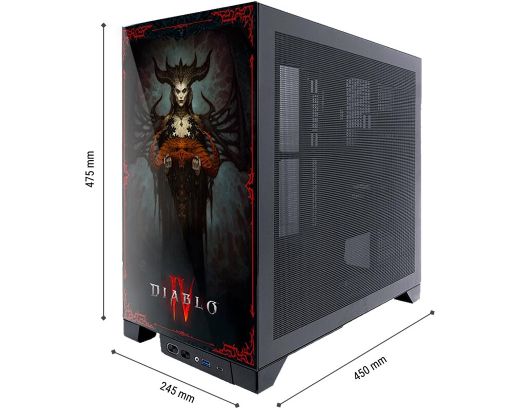 Кутия Diablo IV - Lilith PC Gaming Case Limited Edition ATX 7 Кутия Diablo IV - Lilith PC Gaming Case Limited Edition ATX 7