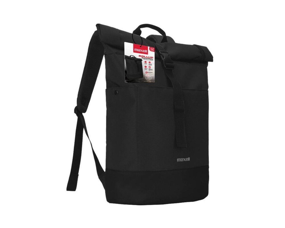 Раница BX350 ROLLUP Backpack 16" черна MAXELL Раница BX350 ROLLUP Backpack 16" черна MAXELL