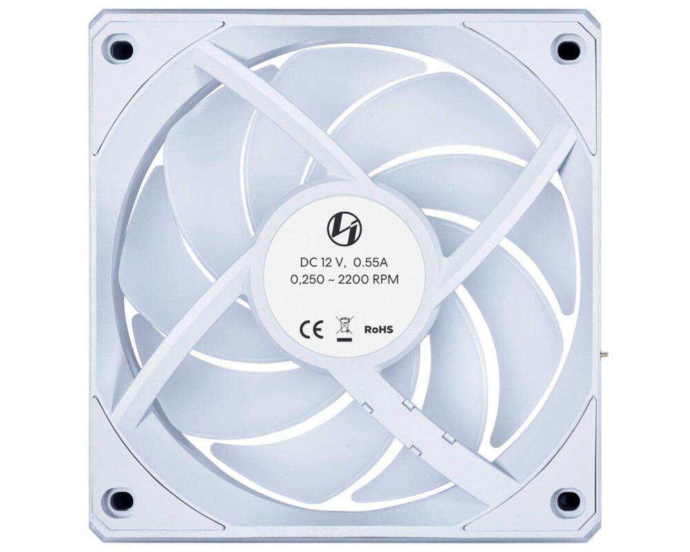 Вентилатор Lian Li UNI FAN CL Wireless ARGB PWM - 120 mm Бял 5 Вентилатор Lian Li UNI FAN CL Wireless ARGB PWM - 120 mm Бял 5