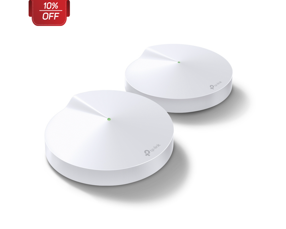 Рутер TP-Link Deco M5 AC1300 (2-pack) Безжична Wi-fi система 6