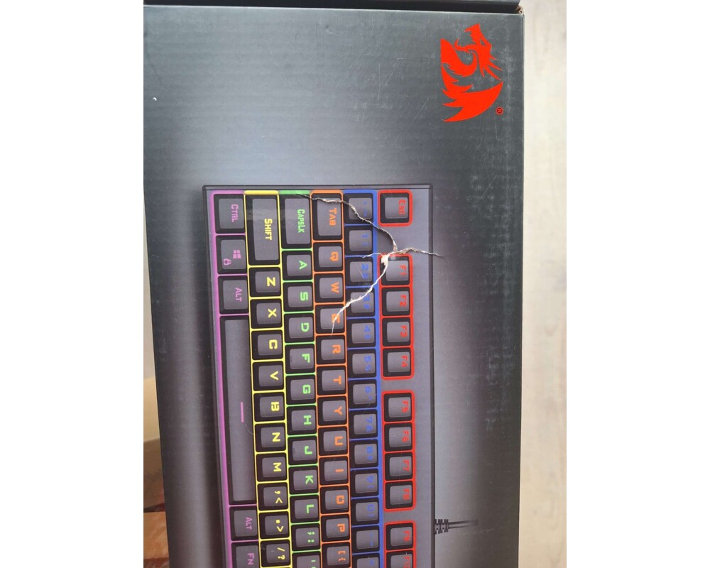 Клавиатура Redragon Rudra механична геймърска RGB K565 blue switches 9