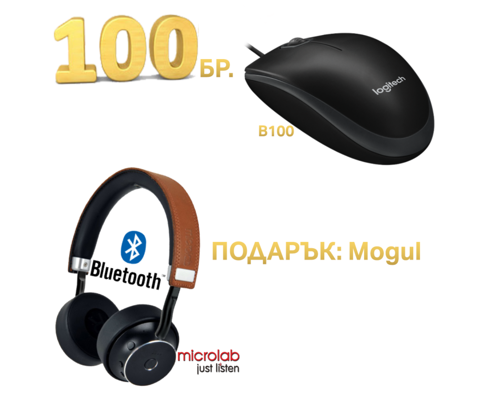 Мишка Logitech B100 10