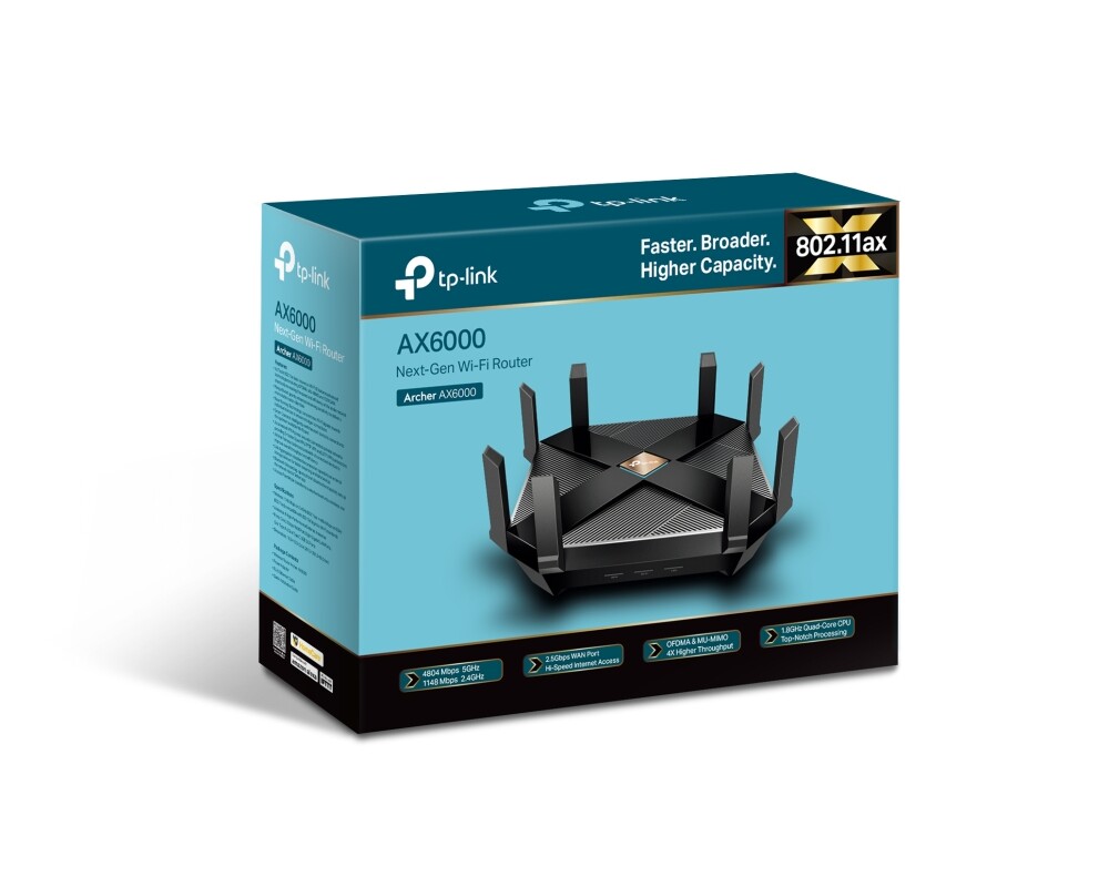 Рутер TP-Link Archer AX6000 802.11AX 6