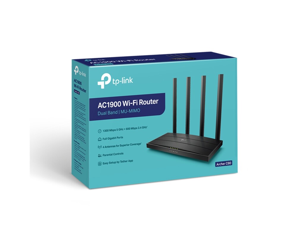 Рутер TP-Link Archer C80 AC1900 3