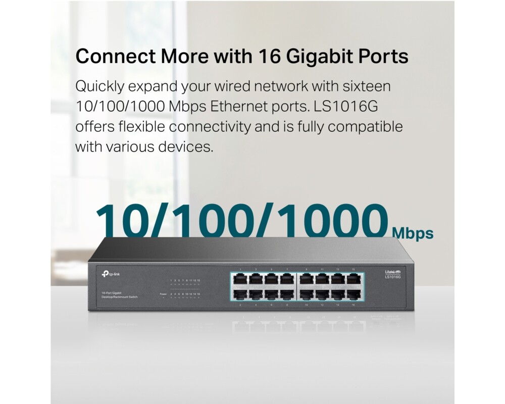 Switch (Комутатор) TP-Link LS1008G 18