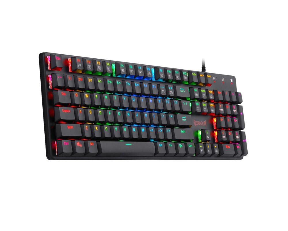 Клавиатура Redragon Shrapnel механична геймърска RGB K589RGB-BK red switches 8