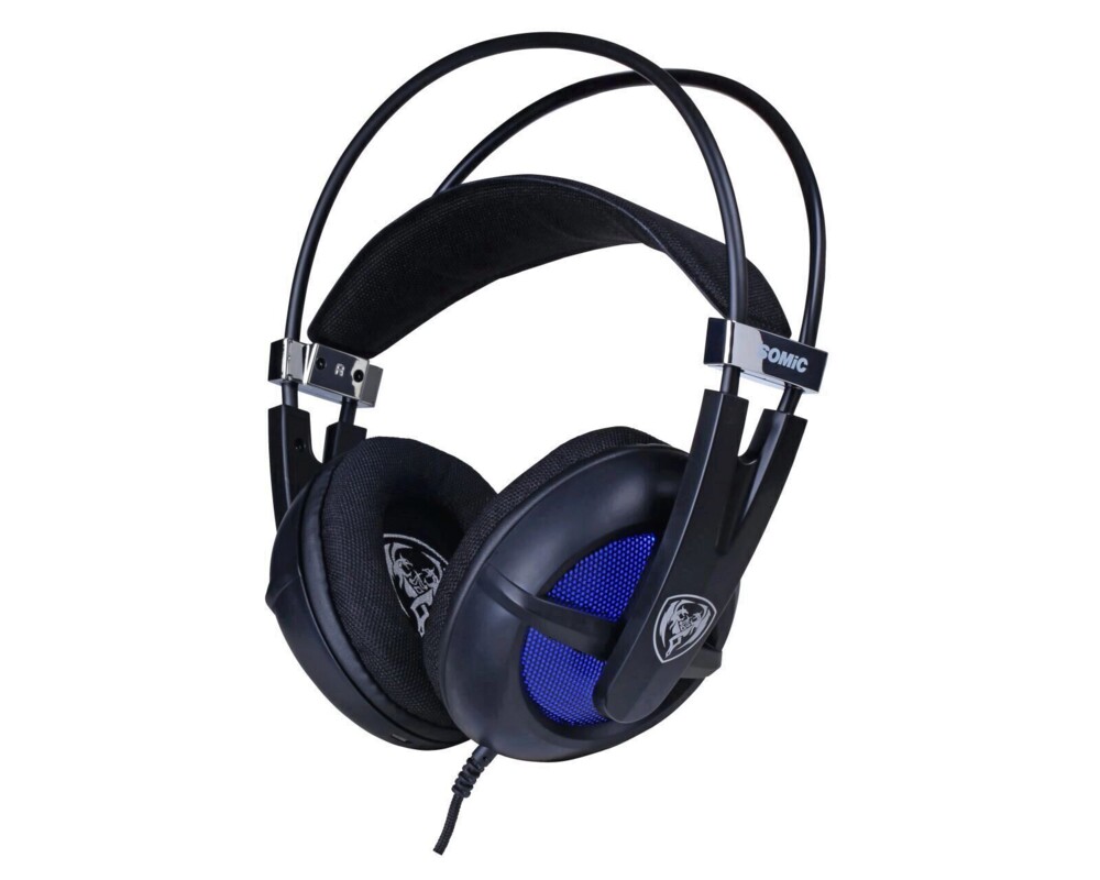 Слушалки USB геймърски с микрофон Somic P6-BK 6