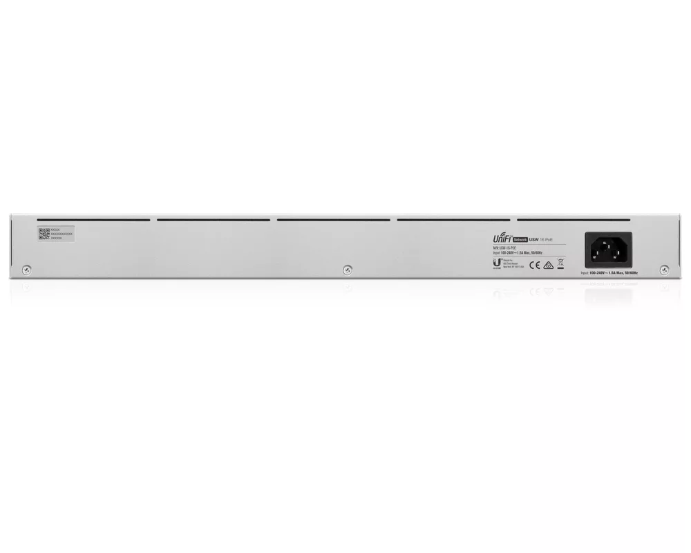 Switch (Комутатор) 16-портов гигабитен комутатор Ubiquiti USW-16-POE Gen2 5