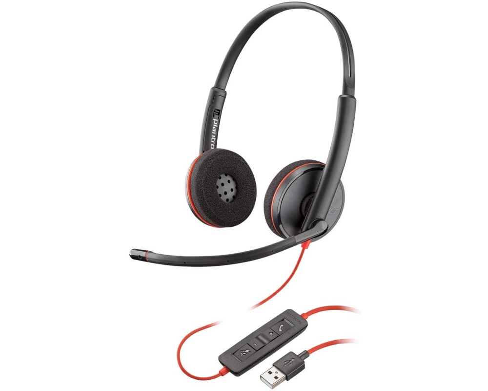 Слушалки Plantronics Blackwire 3320 BW3320-M с микрофон  4