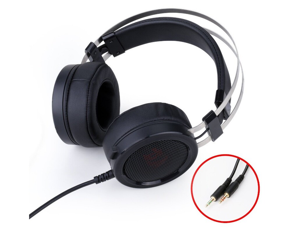 Слушалки Геймърски с микрофон Redragon Scylla H901 черни 2