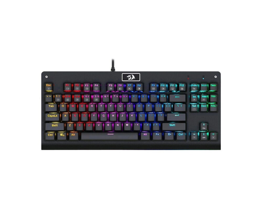 Клавиатура Redragon Dark Avenger механична геймърска RGB K568RGB-BK Blue Switches 6