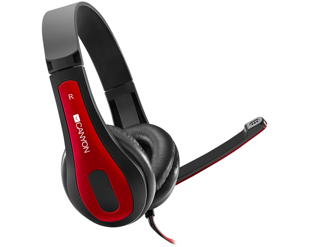 Слушалки CANYON HSC-1 basic PC headset with microphone 7