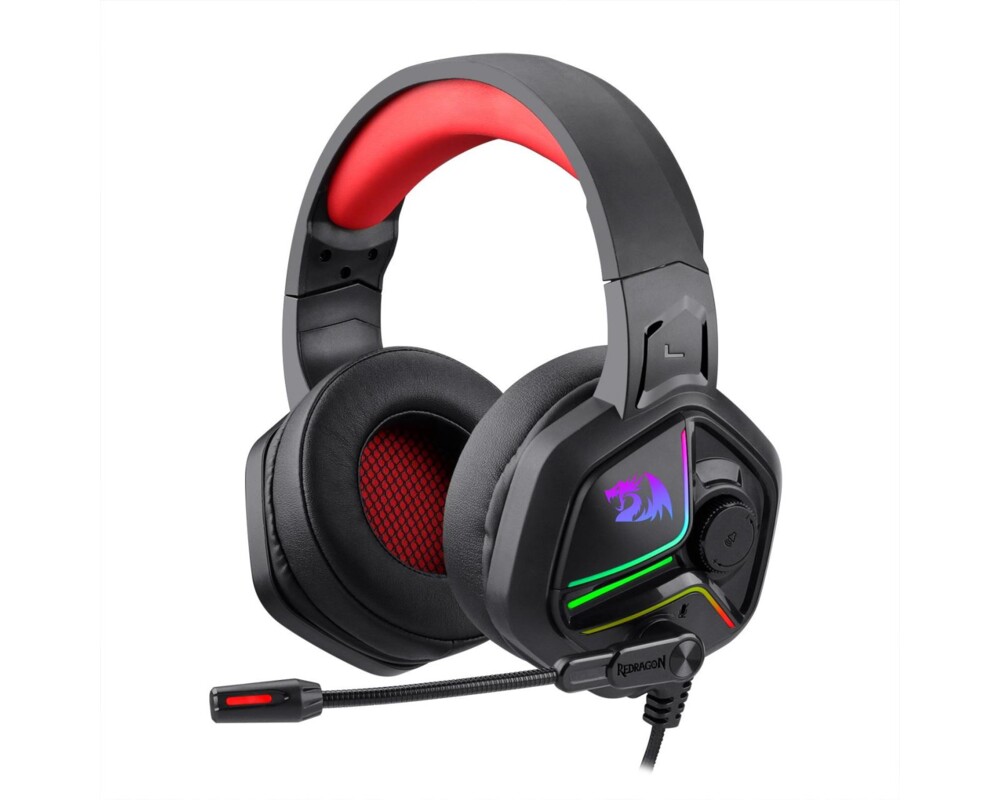 Слушалки RGB геймърски с микрофон Redragon Ajax H230-BK 5
