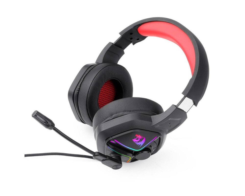 Слушалки RGB геймърски с микрофон Redragon Ajax H230-BK 2