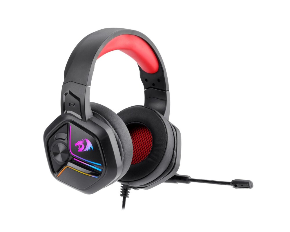 Слушалки RGB геймърски с микрофон Redragon Ajax H230-BK 8