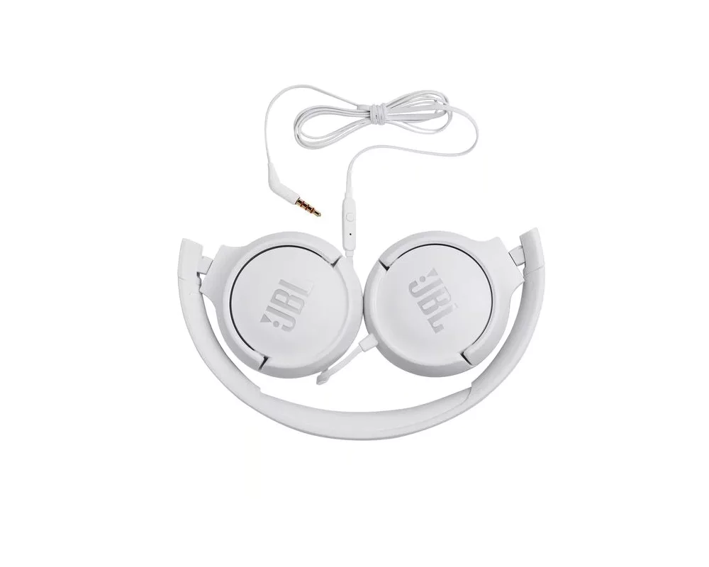 Слушалки JBL T500 WHT HEADPHONES 3