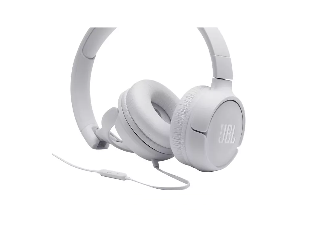 Слушалки JBL T500 WHT HEADPHONES 5