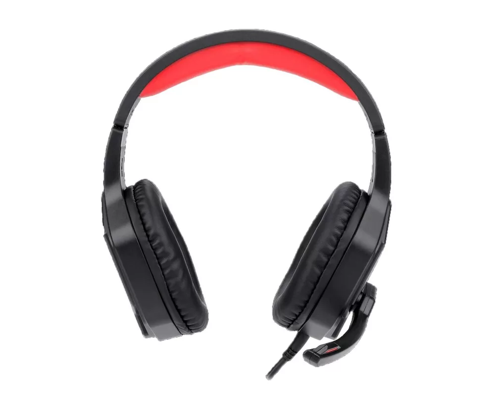 Слушалки Геймърски с микрофон Redragon Themis H220-BK с червена LED подсветка 2