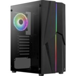 <span>Кутия</span> Aerocool Mecha Mid Tower прозрачен страничен панел <span class='catalog-num-in-name'>MECHA-G-BK-V2</span> - 