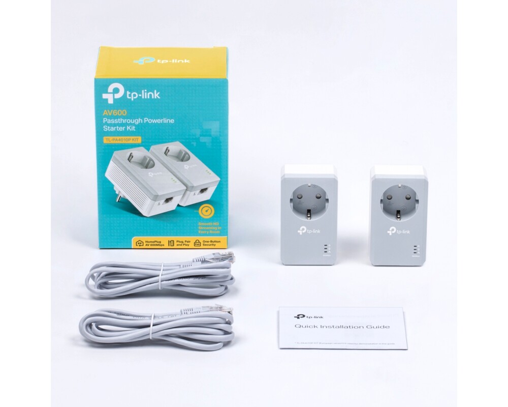 Powerline адаптер Powerline TP-Link TL-PA4010P KIT 4