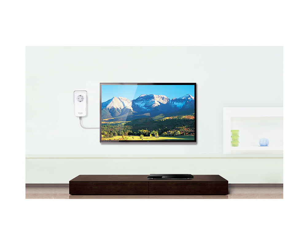 Powerline адаптер TP-Link TL-PA8010P KIT AV1200 Gigabit Passthrough 4